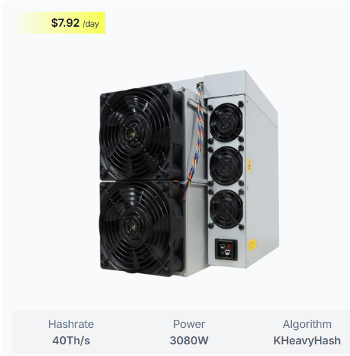 Bitmain Antminer KS7 (40Th)KHeavyHash KAS Kaspa ASIC miner