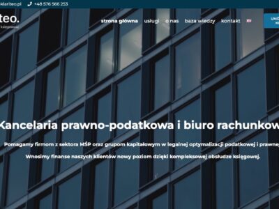 Klariteo – Kancelaria prawno – podatkowa i biuro rachunkowe